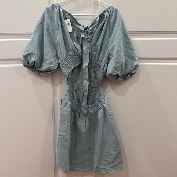 Anthropologie Love the Label Puff Sleeve Mini Dress - Picture 4 of 5